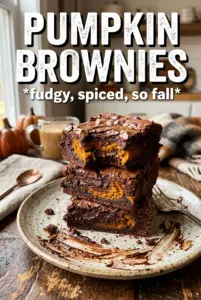 Pumpkin Brownies