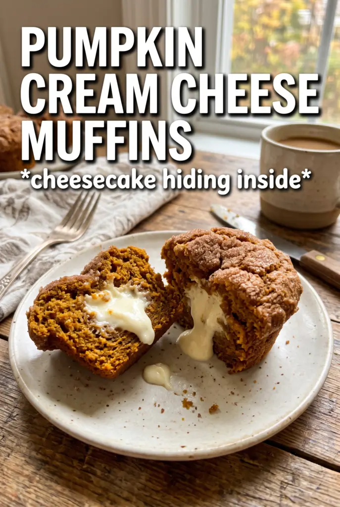 Pumpkin Cream Cheese Muffins