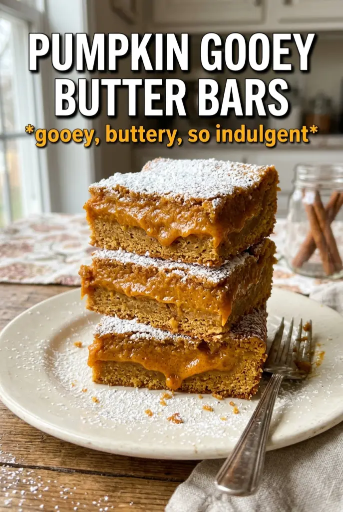 Pumpkin Gooey Butter Bars