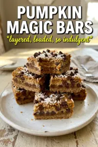 Pumpkin Magic Bars