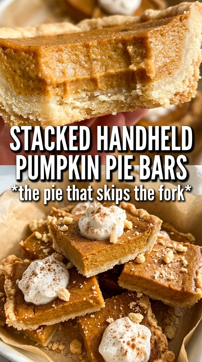 Pumpkin Pie Bars spiced custard buttery crust