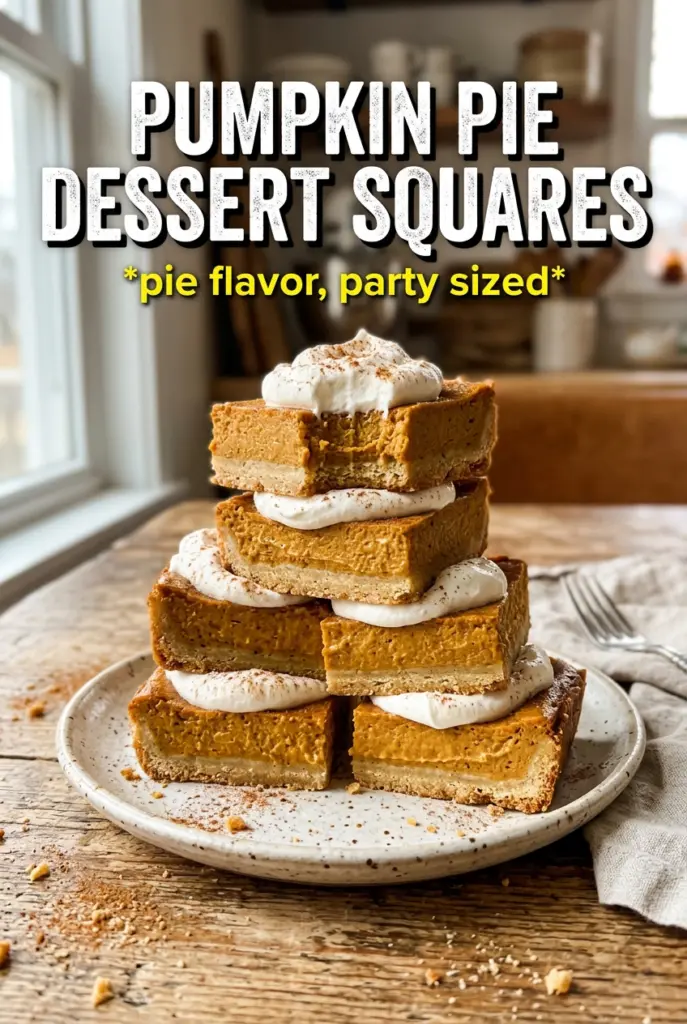 Pumpkin Pie Dessert Squares