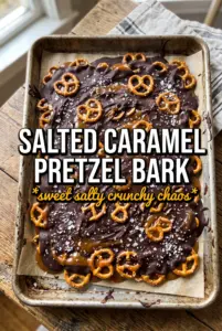 Salted Caramel Pretzel Bark