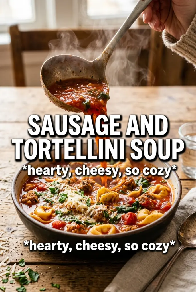 Sausage and Tortellini Soup