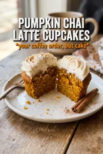 Vanilla Chai Pumpkin Latte Cupcakes