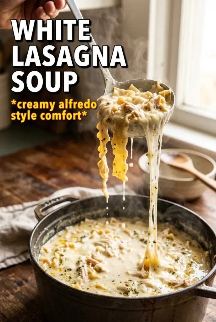 White Lasagna Soup