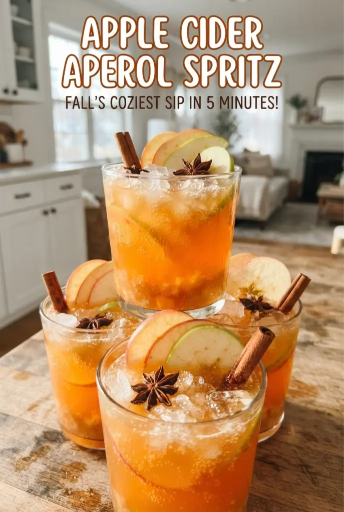 Apple Cider Aperol Spritz