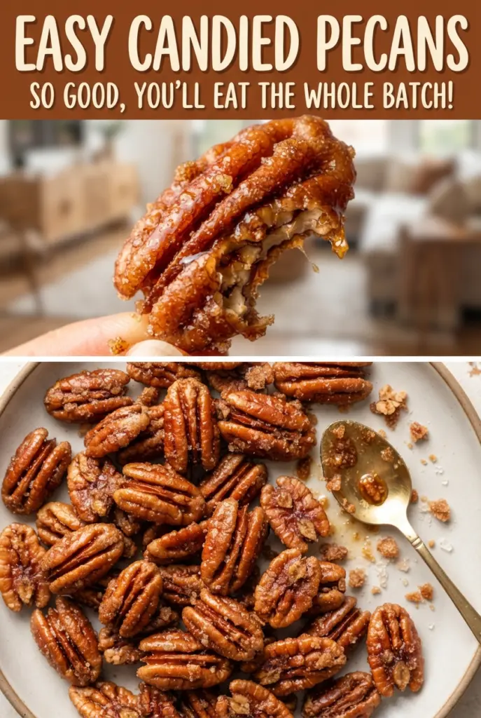 Easy Candied Pecans
